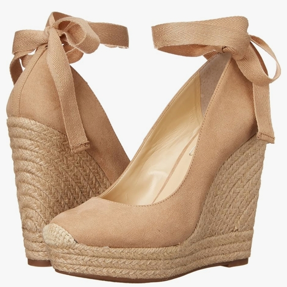 Jessica Simpson Shoes - Jessica Simpson Zexie Platform Espadrilles Almond Chai Latte sz 8 New NIB Hot🔥